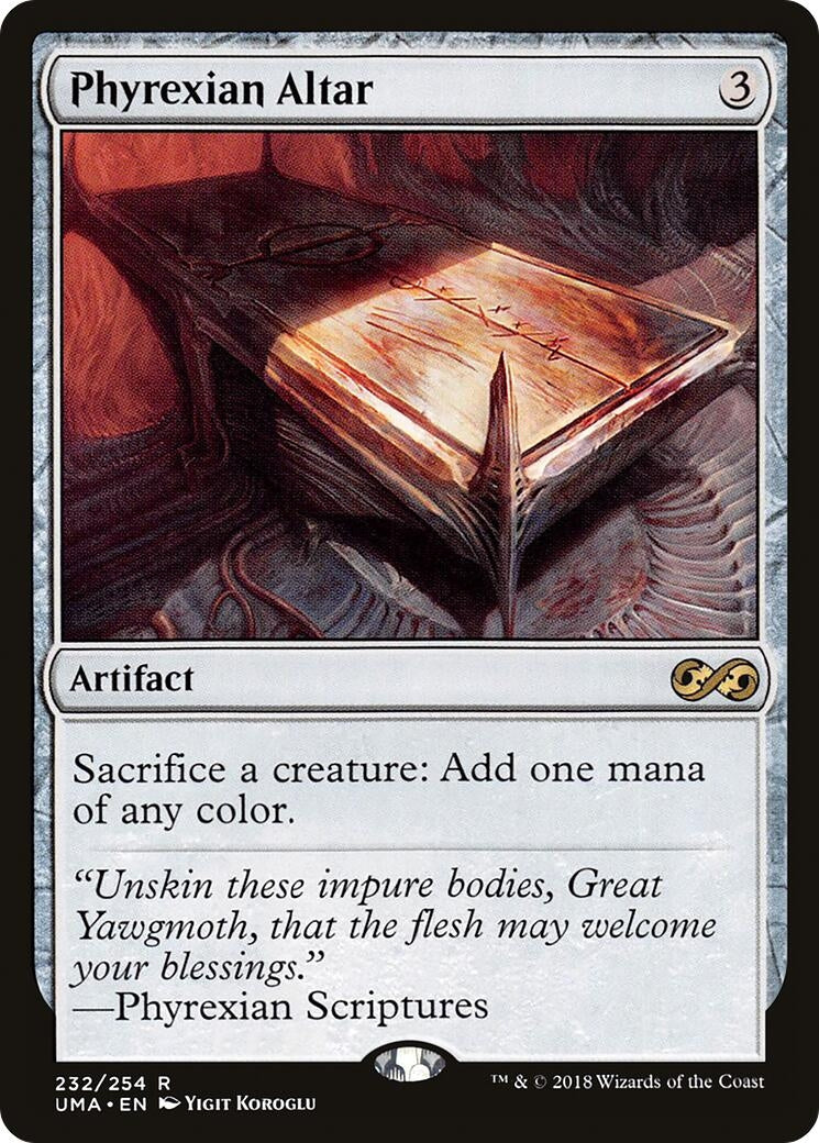 Image for Phyrexian Altar (232) (Ultimate Masters) (UMA) - Magic: The Gathering