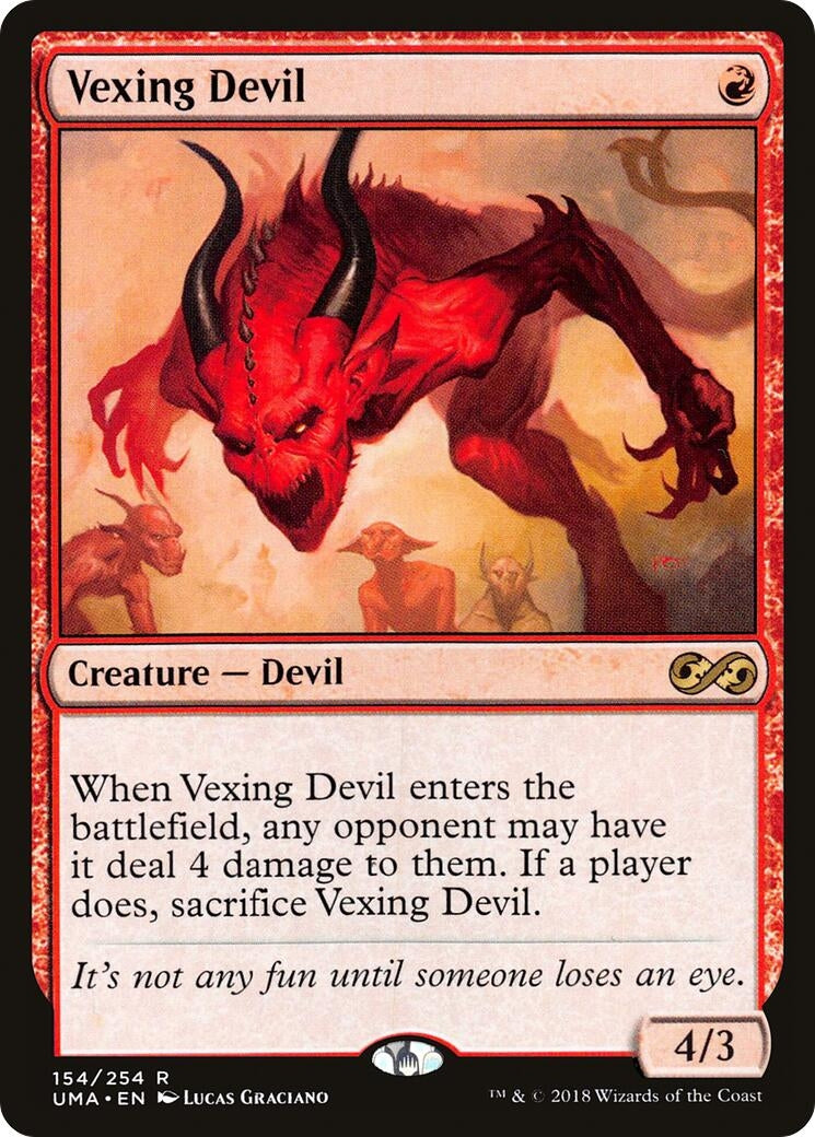Image for Vexing Devil (154) (Ultimate Masters) (UMA) - Magic: The Gathering