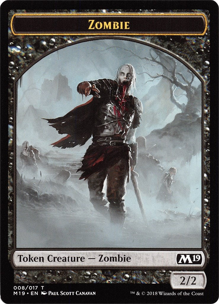 Image for Zombie // Goblin Double-Sided Token (Game Night) (8 // 11) (Core Set 2019) - Magic: The Gathering