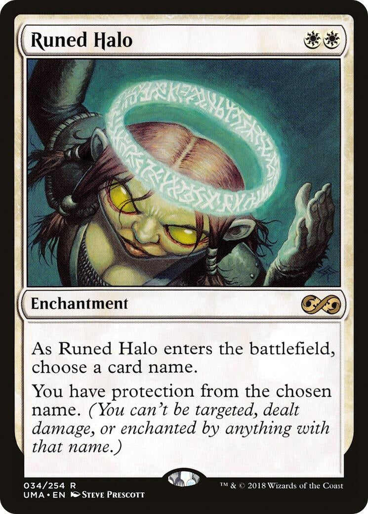 Image for Runed Halo (34) (Ultimate Masters) (UMA) - Magic: The Gathering