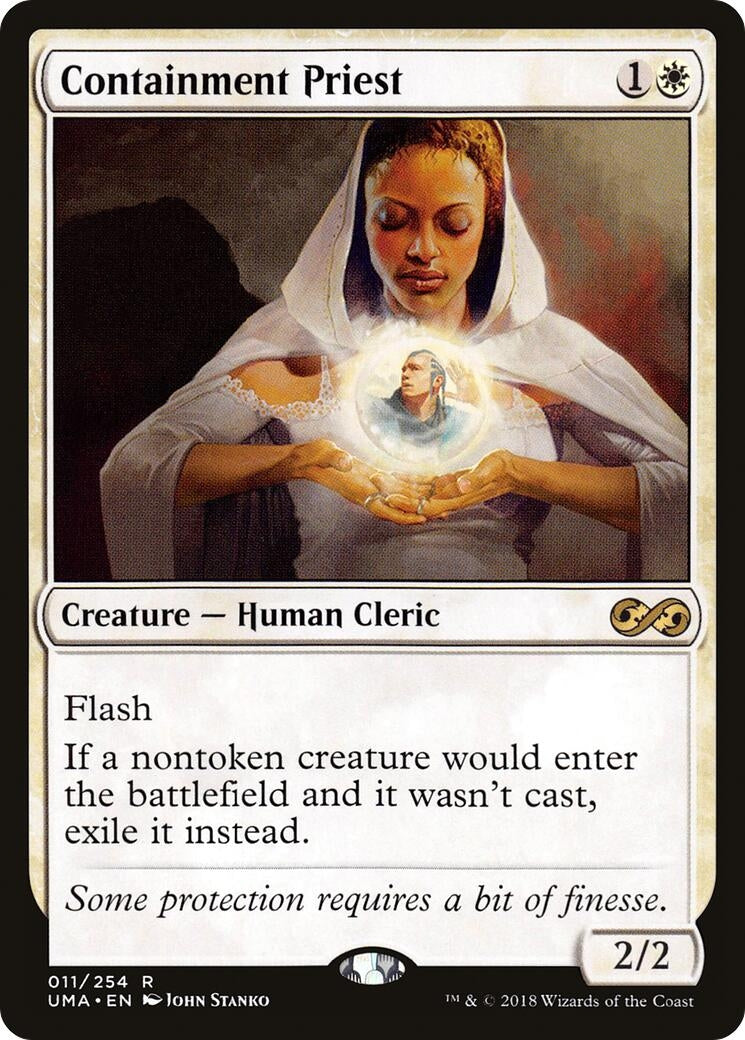 Image for Containment Priest (11) (Ultimate Masters) (UMA) - Magic: The Gathering