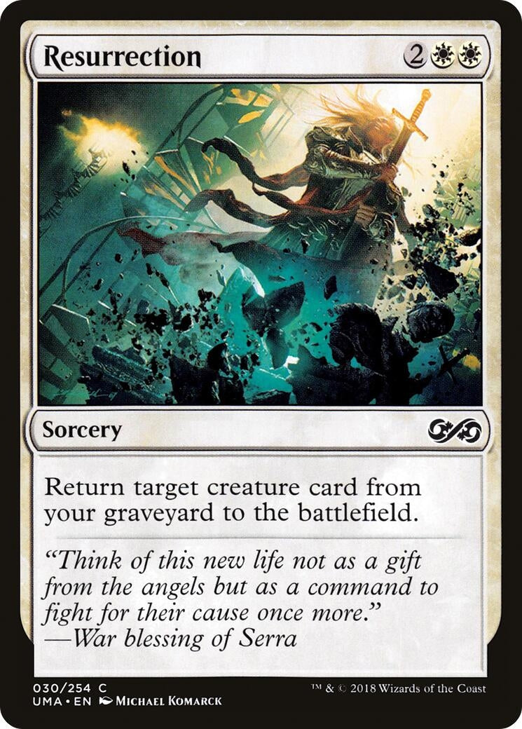 Image for Resurrection (30) (Ultimate Masters) (UMA) - Magic: The Gathering