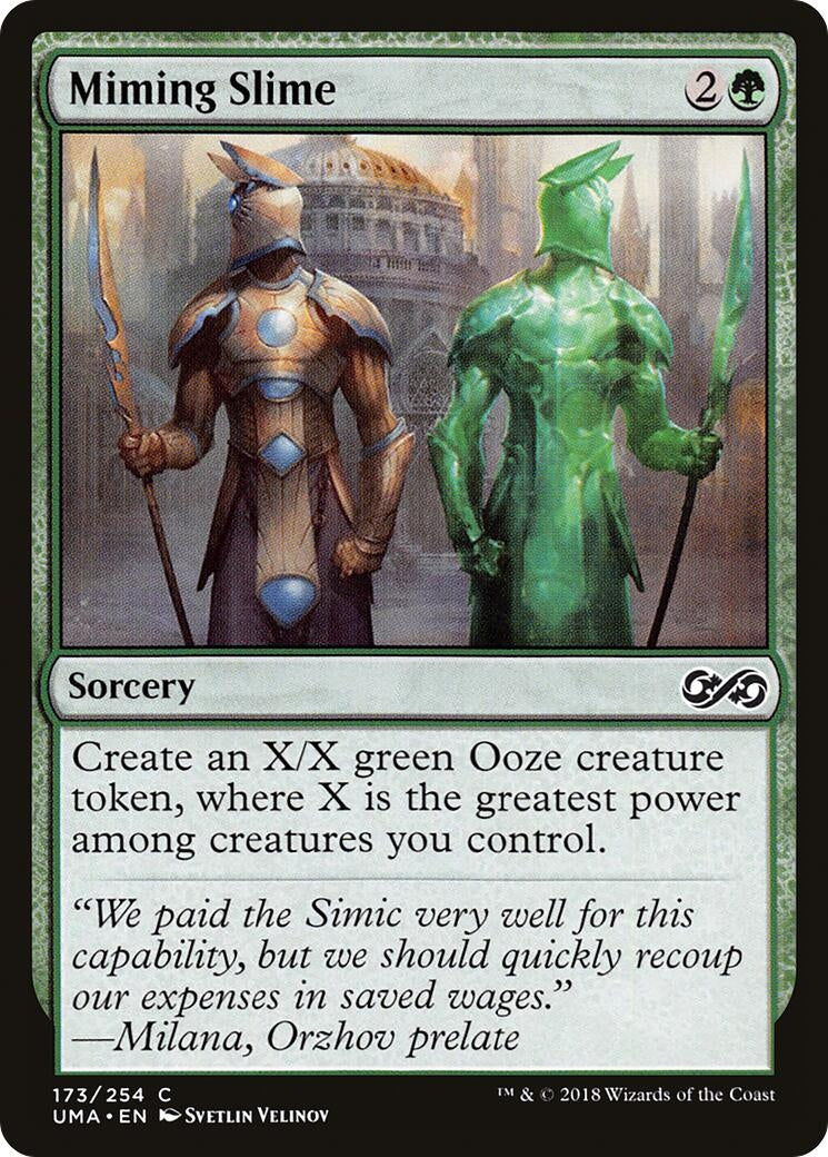 Image for Miming Slime (173) (Ultimate Masters) (UMA) - Magic: The Gathering