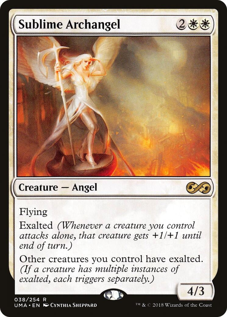 Image for Sublime Archangel (38) (Ultimate Masters) (UMA) - Magic: The Gathering