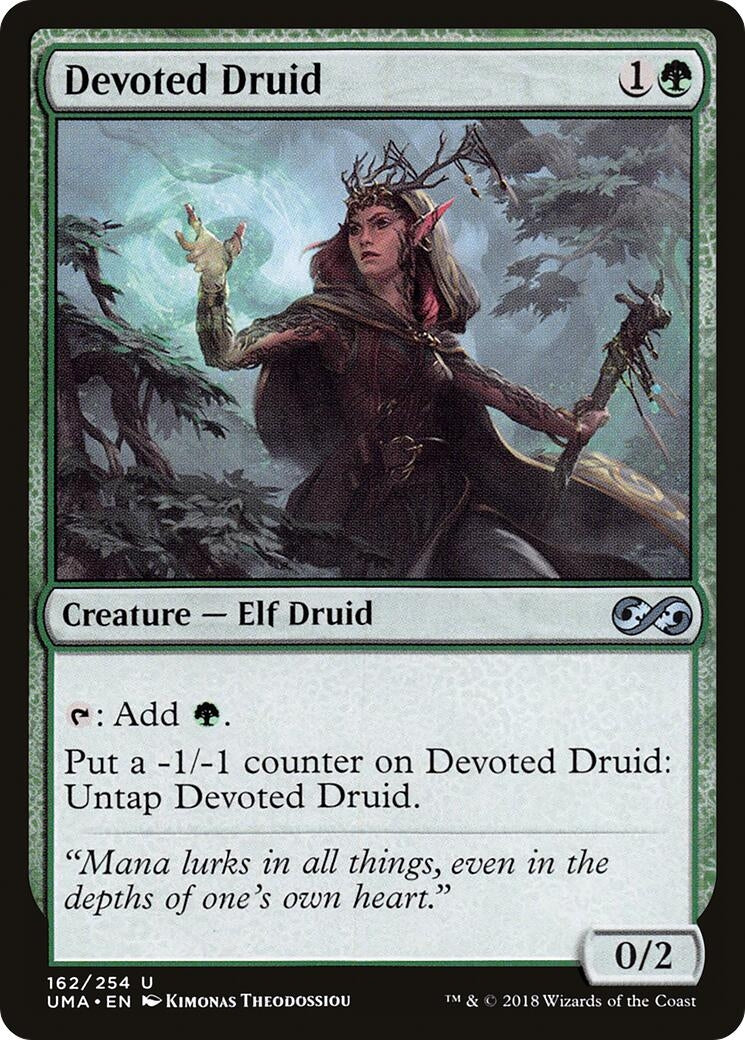 Image for Devoted Druid (162) (Ultimate Masters) (UMA) - Magic: The Gathering