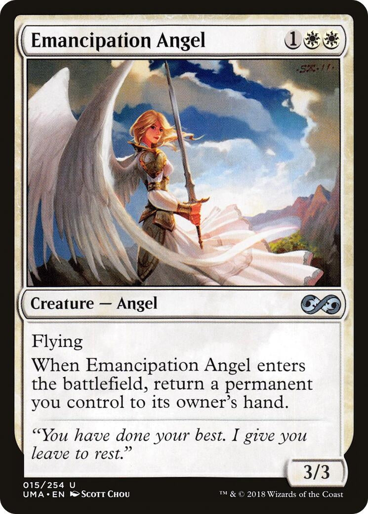 Image for Emancipation Angel (15) (Ultimate Masters) (UMA) - Magic: The Gathering