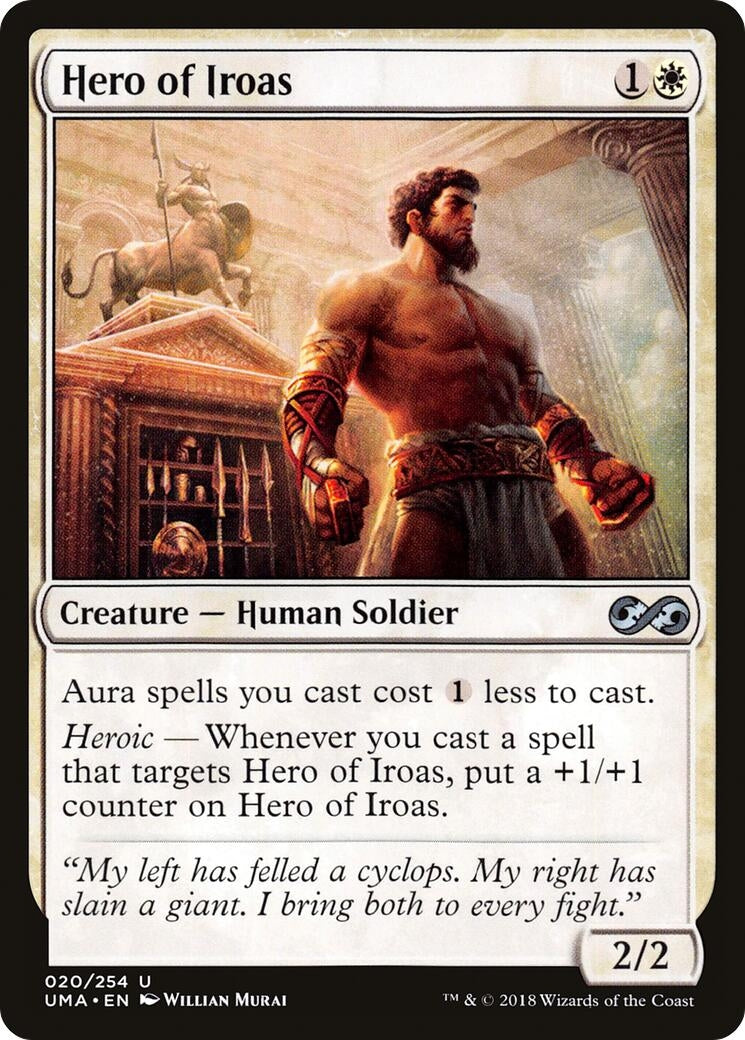 Image for Hero of Iroas (20) (Ultimate Masters) (UMA) - Magic: The Gathering