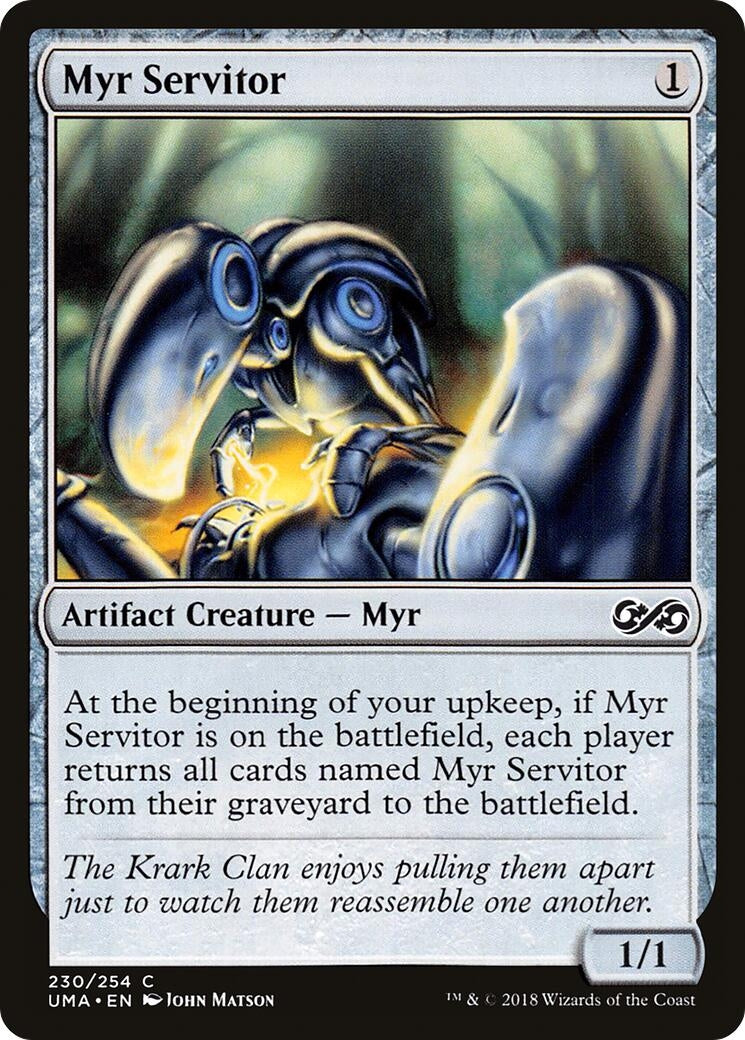 Image for Myr Servitor (230) (Ultimate Masters) (UMA) - Magic: The Gathering