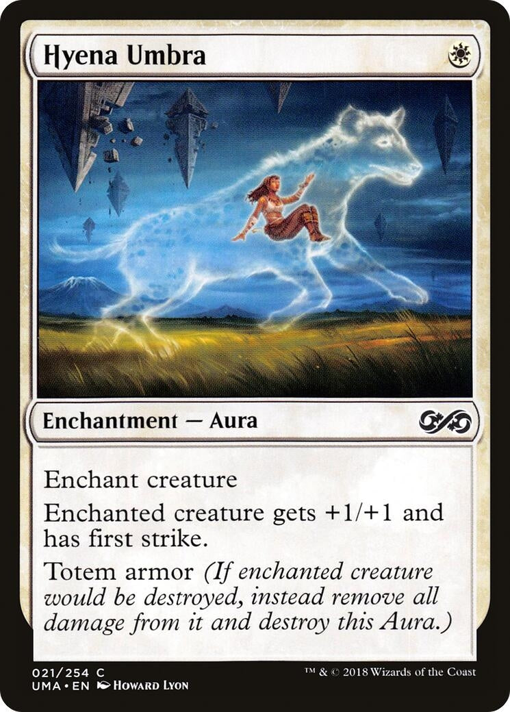 Image for Hyena Umbra (21) (Ultimate Masters) (UMA) - Magic: The Gathering
