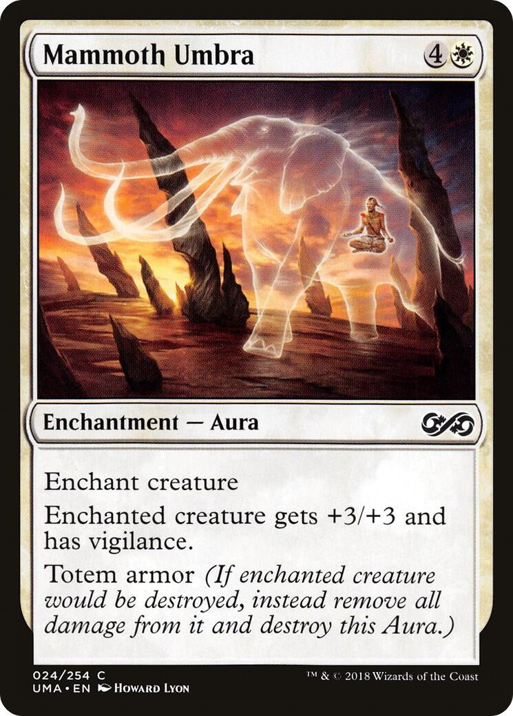 Image for Mammoth Umbra (24) (Ultimate Masters) (UMA) - Magic: The Gathering