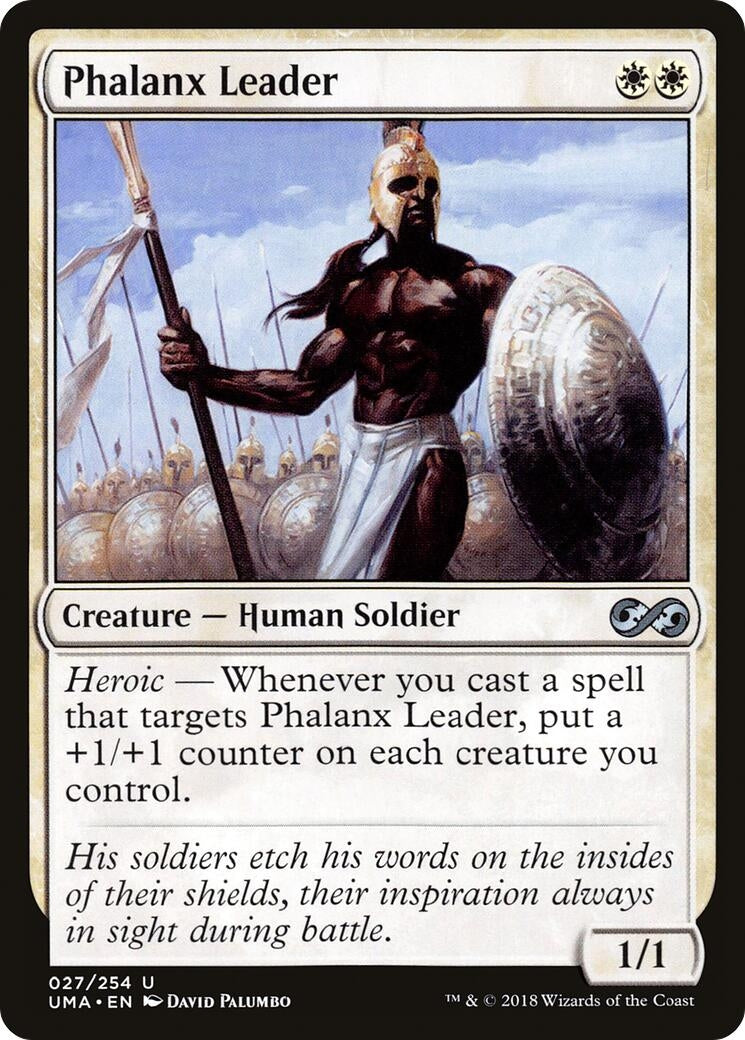 Image for Phalanx Leader (27) (Ultimate Masters) (UMA) - Magic: The Gathering