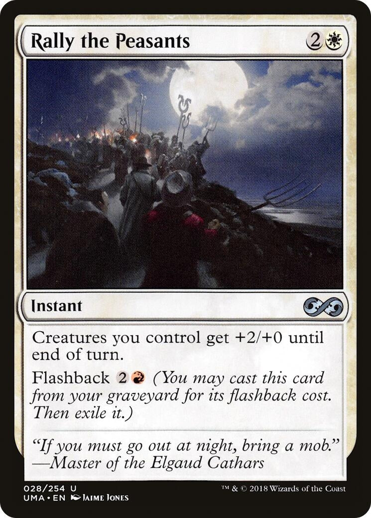 Image for Rally the Peasants (28) (Ultimate Masters) (UMA) - Magic: The Gathering