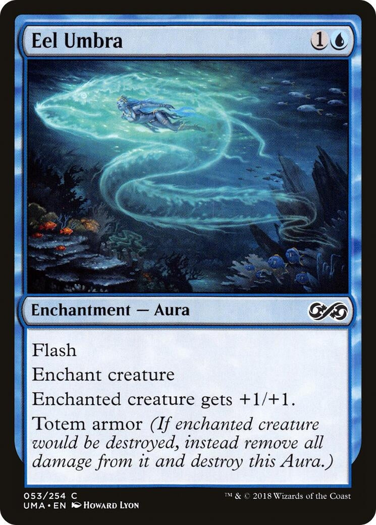 Image for Eel Umbra (53) (Ultimate Masters) (UMA) - Magic: The Gathering