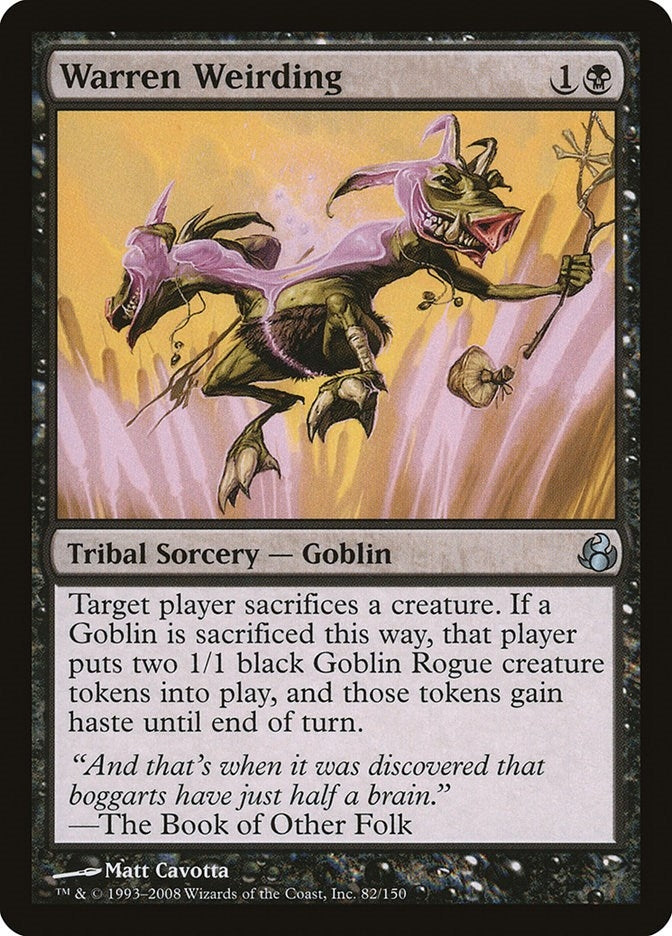Image for Warren Weirding (82) (Morningtide) - Magic: The Gathering