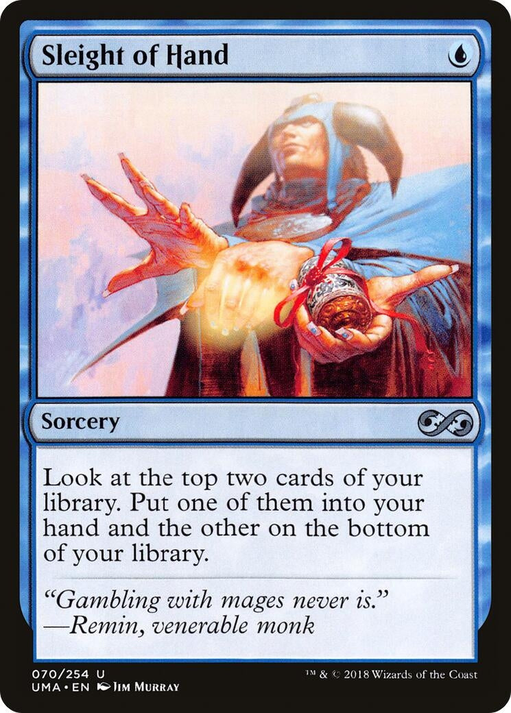 Image for Sleight of Hand (70) (Ultimate Masters) (UMA) - Magic: The Gathering