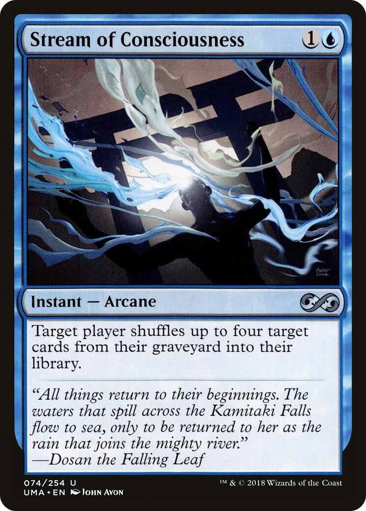 Image for Stream of Consciousness (74) (Ultimate Masters) (UMA) - Magic: The Gathering