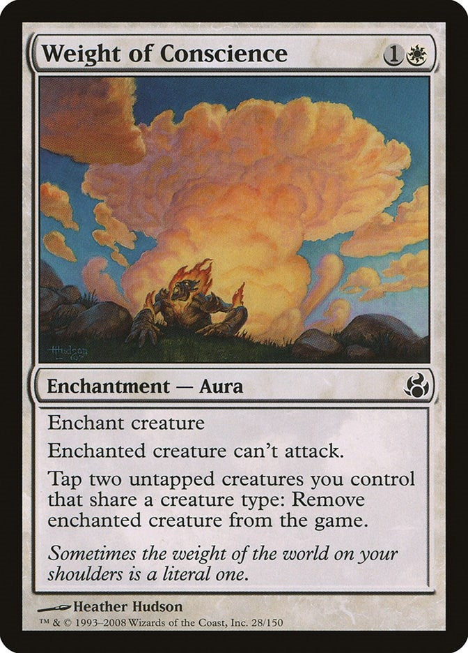 Image for Weight of Conscience (28) (Morningtide) - Magic: The Gathering