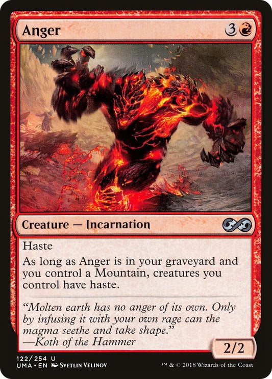 Image for Anger (122) (Ultimate Masters) (UMA) - Magic: The Gathering