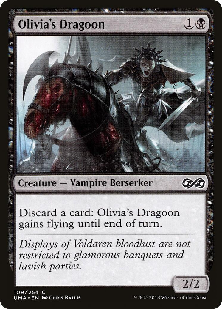 Image for Olivia's Dragoon (109) (Ultimate Masters) (UMA) - Magic: The Gathering