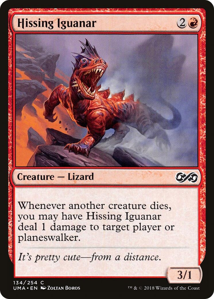 Image for Hissing Iguanar (134) (Ultimate Masters) (UMA) - Magic: The Gathering