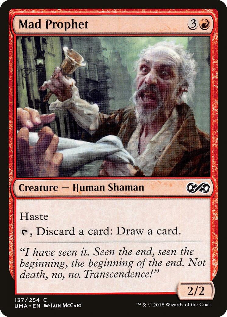 Image for Mad Prophet (137) (Ultimate Masters) (UMA) - Magic: The Gathering