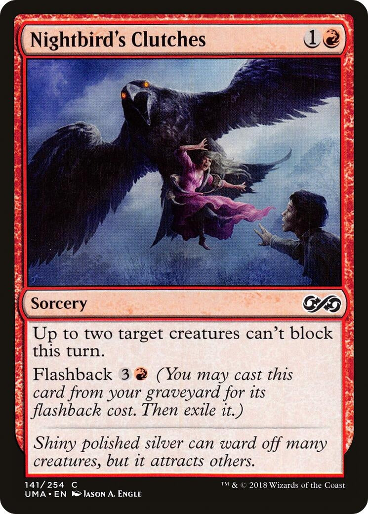Image for Nightbird's Clutches (141) (Ultimate Masters) (UMA) - Magic: The Gathering