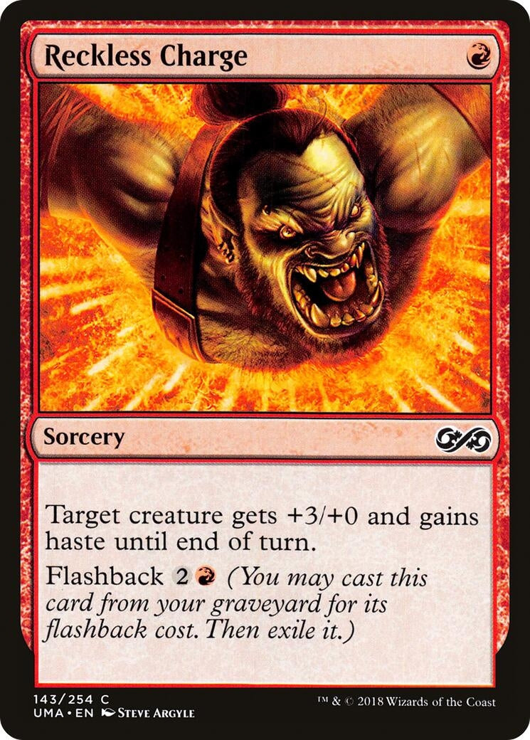 Image for Reckless Charge (143) (Ultimate Masters) (UMA) - Magic: The Gathering