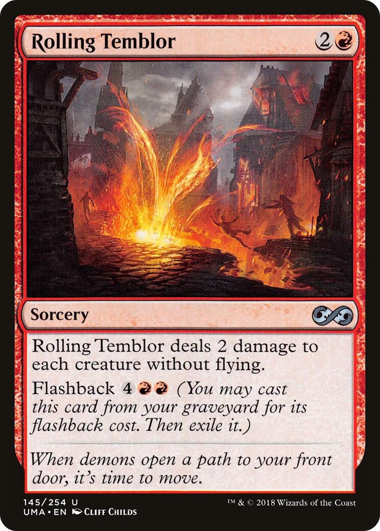 Image for Rolling Temblor (145) (Ultimate Masters) (UMA) - Magic: The Gathering