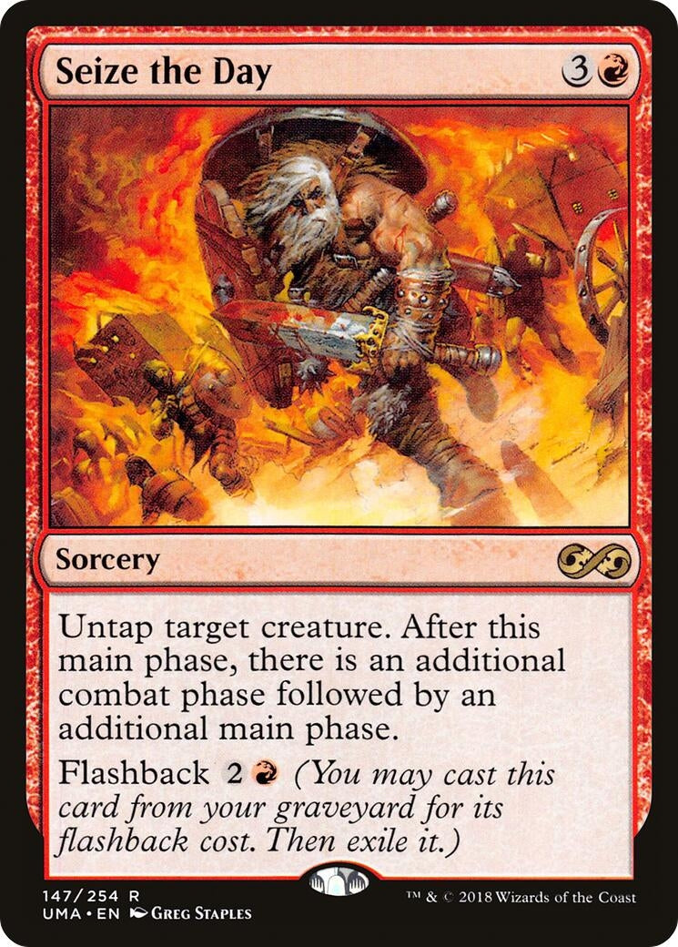 Image for Seize the Day (147) (Ultimate Masters) (UMA) - Magic: The Gathering