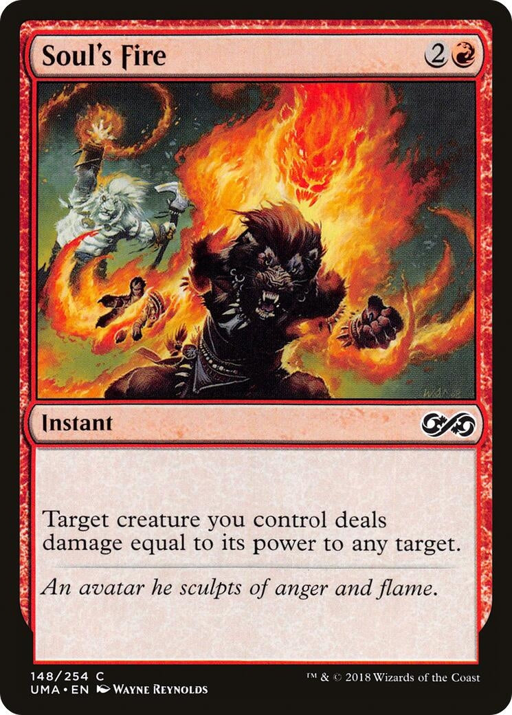 Image for Soul's Fire (148) (Ultimate Masters) (UMA) - Magic: The Gathering
