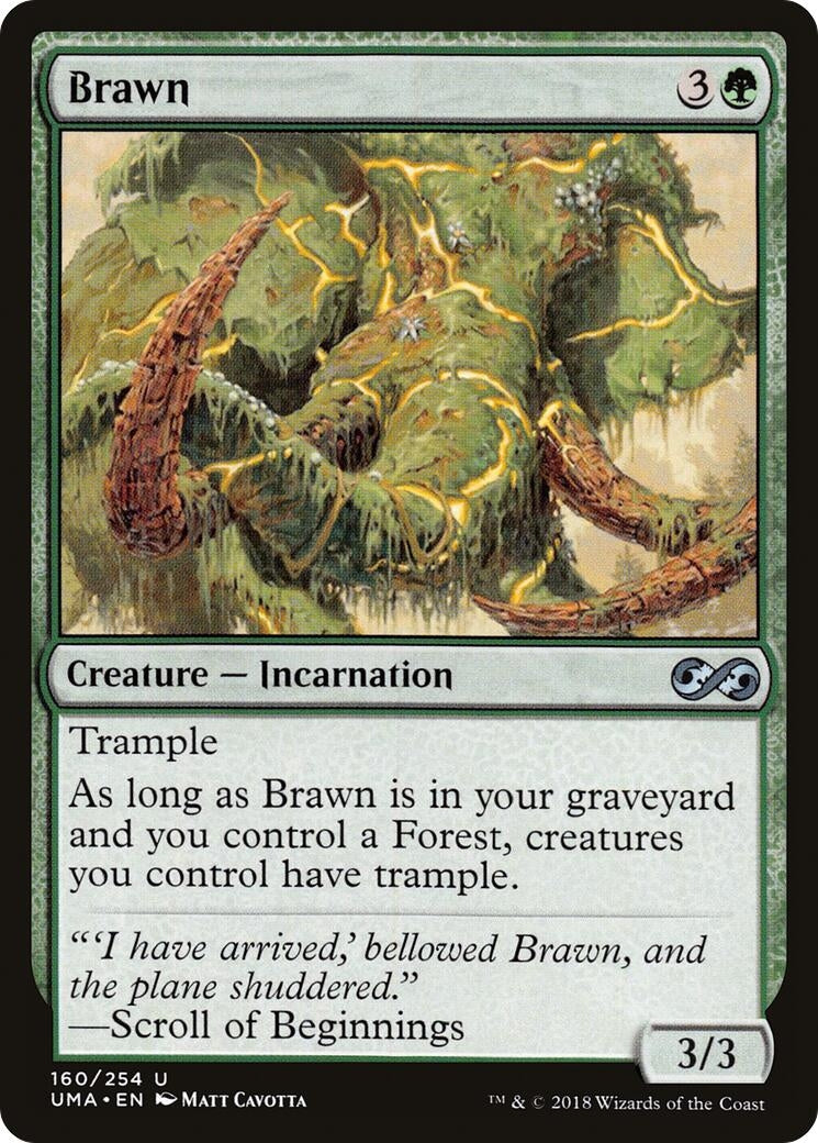 Image for Brawn (160) (Ultimate Masters) (UMA) - Magic: The Gathering
