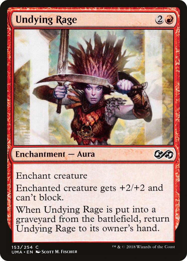 Image for Undying Rage (153) (Ultimate Masters) (UMA) - Magic: The Gathering