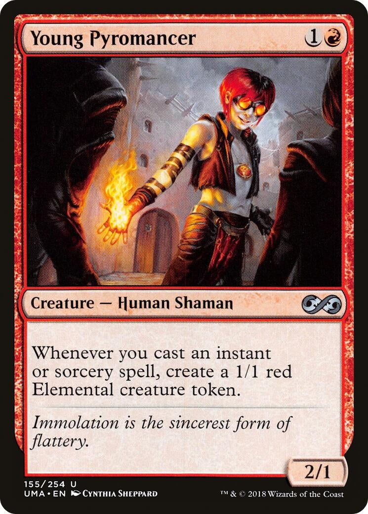 Image for Young Pyromancer (155) (Ultimate Masters) (UMA) - Magic: The Gathering