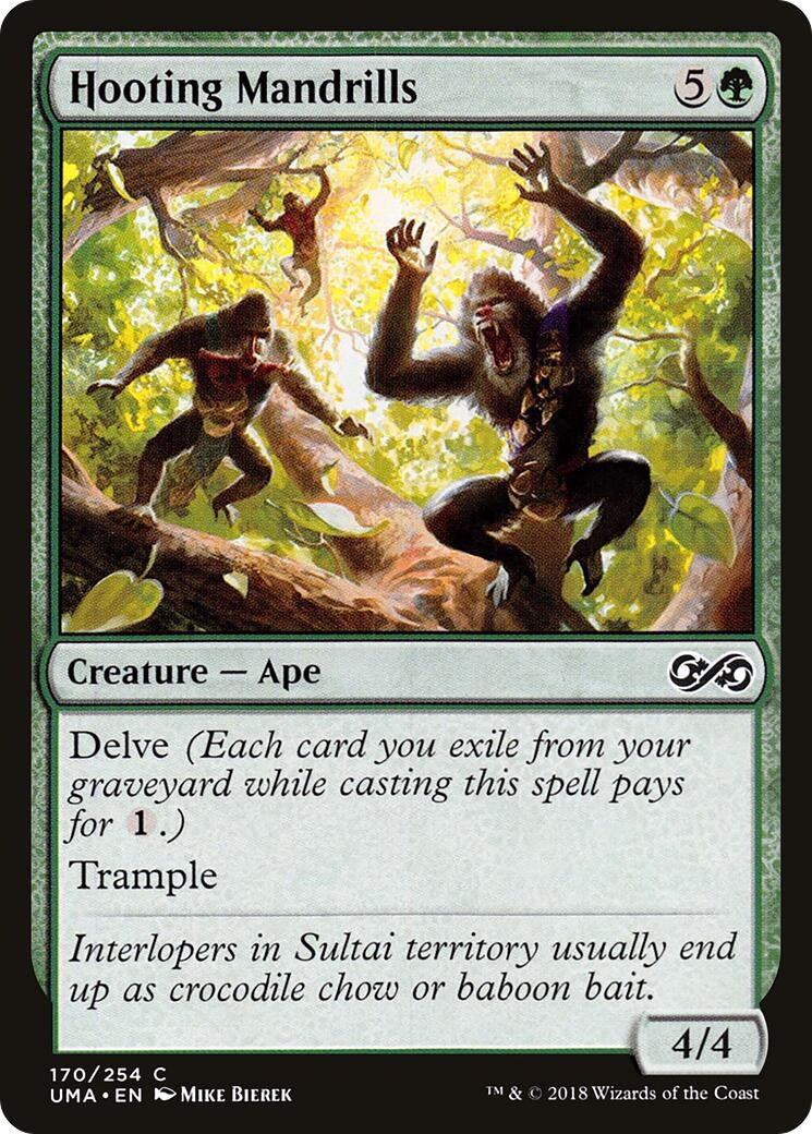 Image for Hooting Mandrills (170) (Ultimate Masters) (UMA) - Magic: The Gathering