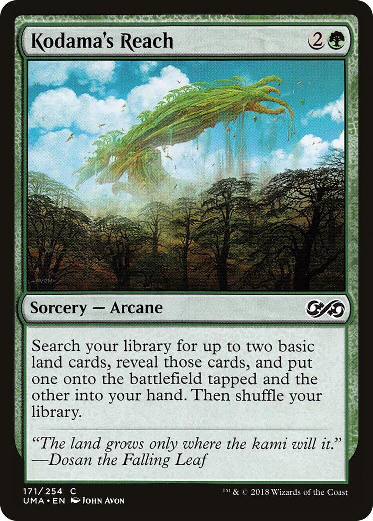 Image for Kodama's Reach (171) (Ultimate Masters) (UMA) - Magic: The Gathering