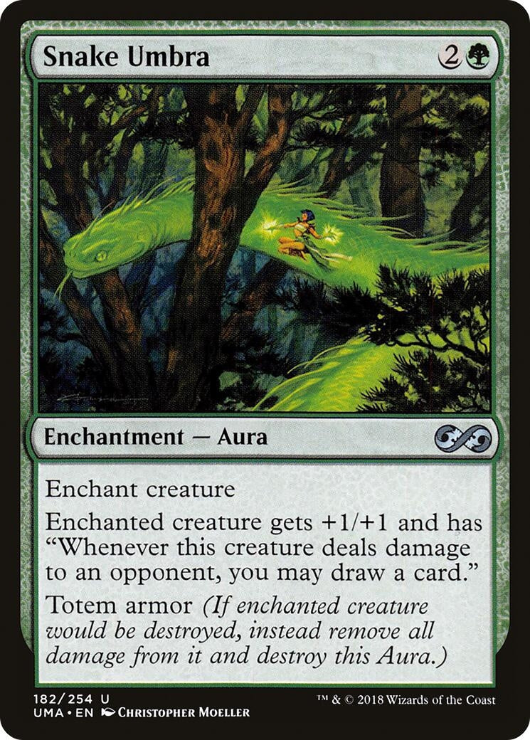 Image for Snake Umbra (182) (Ultimate Masters) (UMA) - Magic: The Gathering