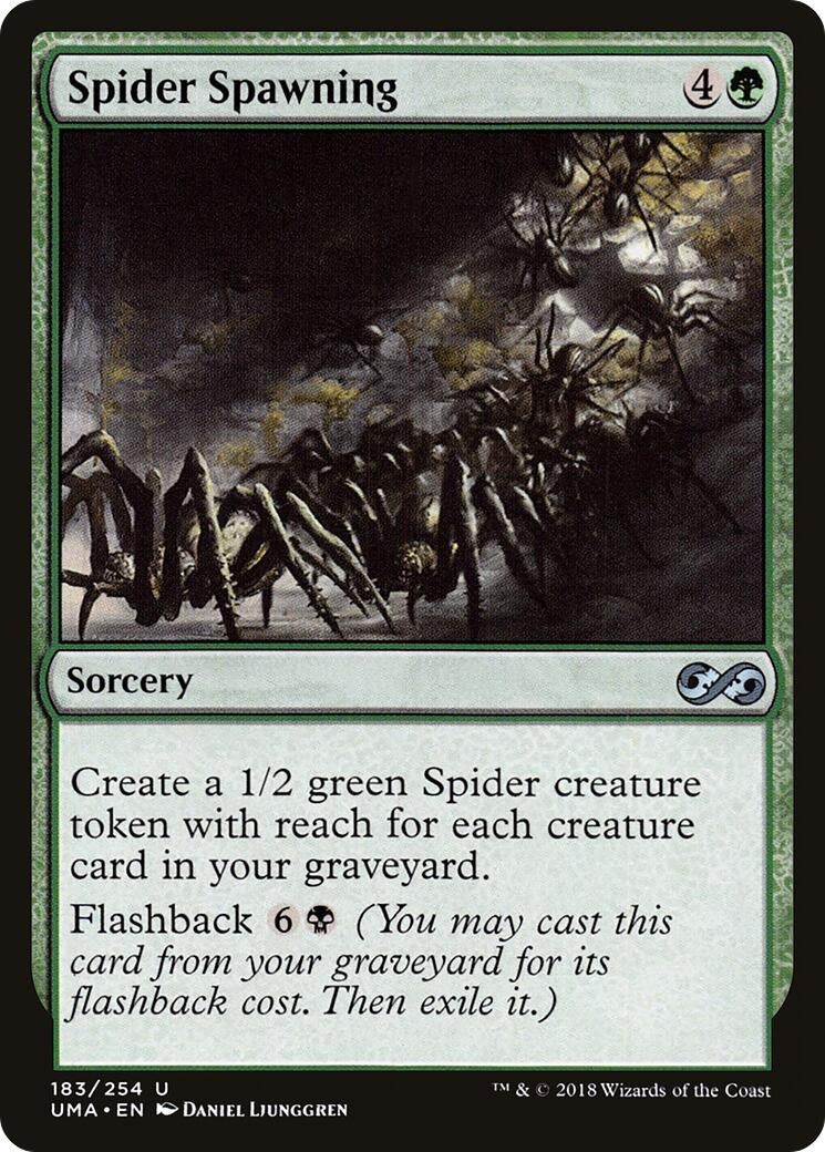Image for Spider Spawning (183) (Ultimate Masters) (UMA) - Magic: The Gathering