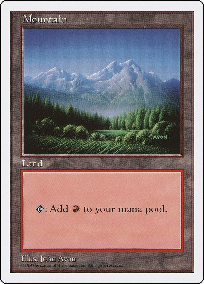 Image for Mountain (443) (443) (Fifth Edition) - Magic: The Gathering