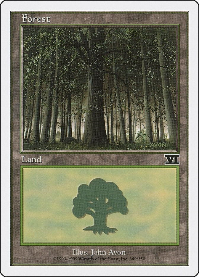 Image for Forest (349) (349) (Classic Sixth Edition) - Magic: The Gathering