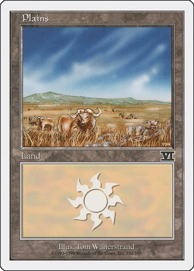 Image for Plains (332) (332) (Classic Sixth Edition) - Magic: The Gathering