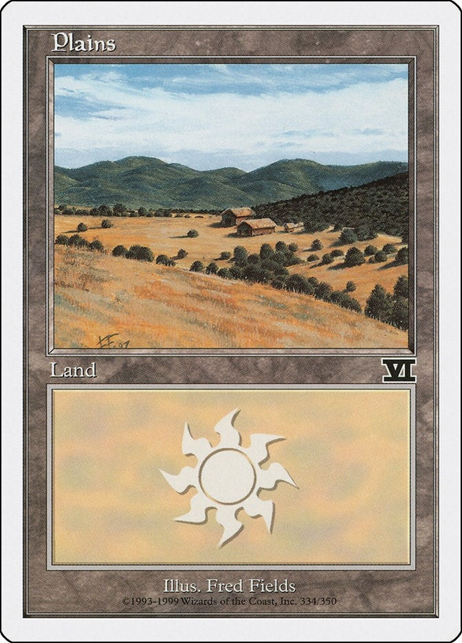 Image for Plains (334) (334) (Classic Sixth Edition) - Magic: The Gathering