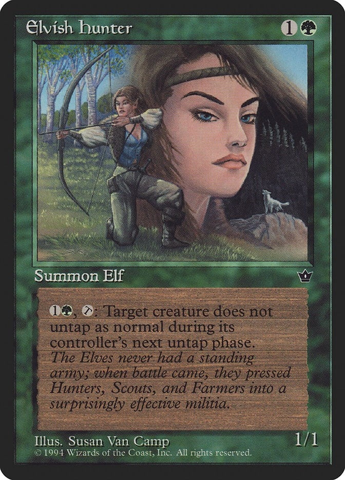 Elvish Hunter (Van Camp) (Fallen Empires)