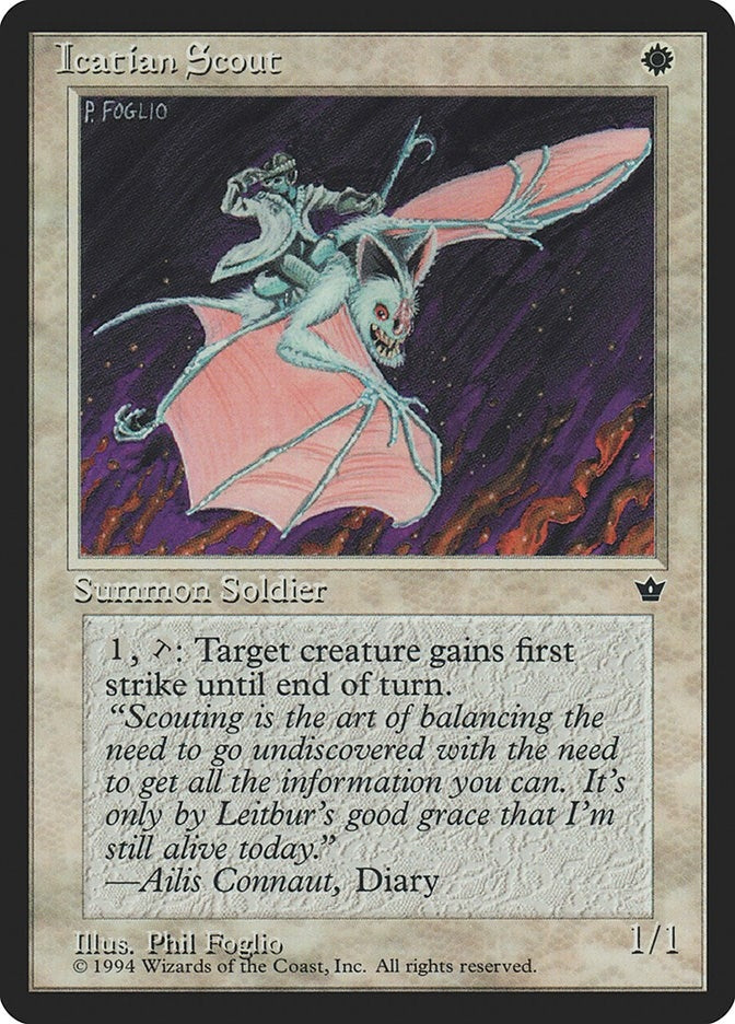 Icatian Scout (Foglio) (Fallen Empires)