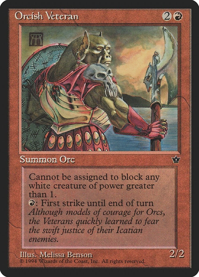 Orcish Veteran (Benson) (Fallen Empires)