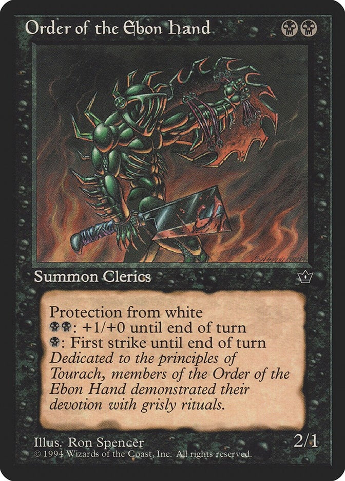 Order of the Ebon Hand (Spencer) (Fallen Empires)