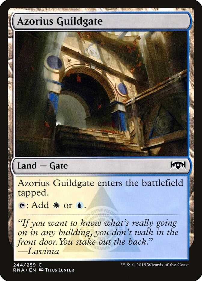 Image for Azorius Guildgate (244) (244) (Ravnica Allegiance) - Magic: The Gathering