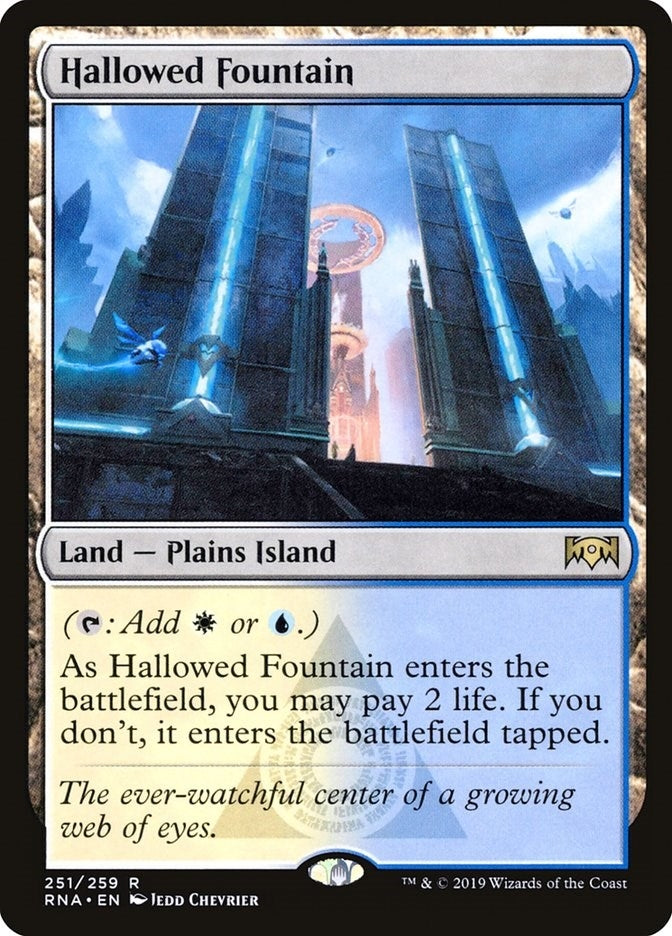 Image for Hallowed Fountain (251) (Ravnica Allegiance) - Magic: The Gathering