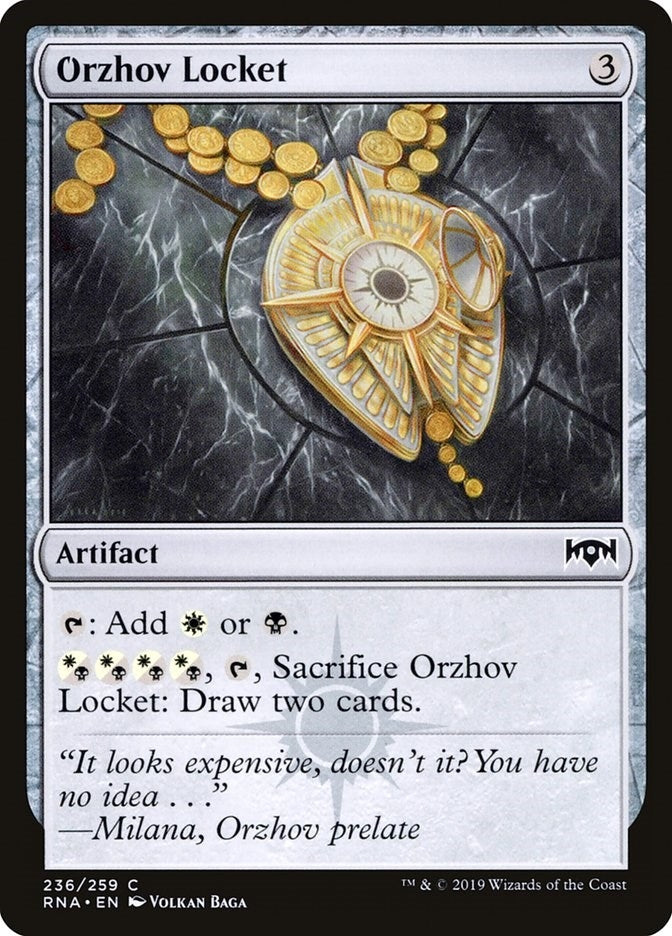 Image for Orzhov Locket (236) (Ravnica Allegiance) - Magic: The Gathering