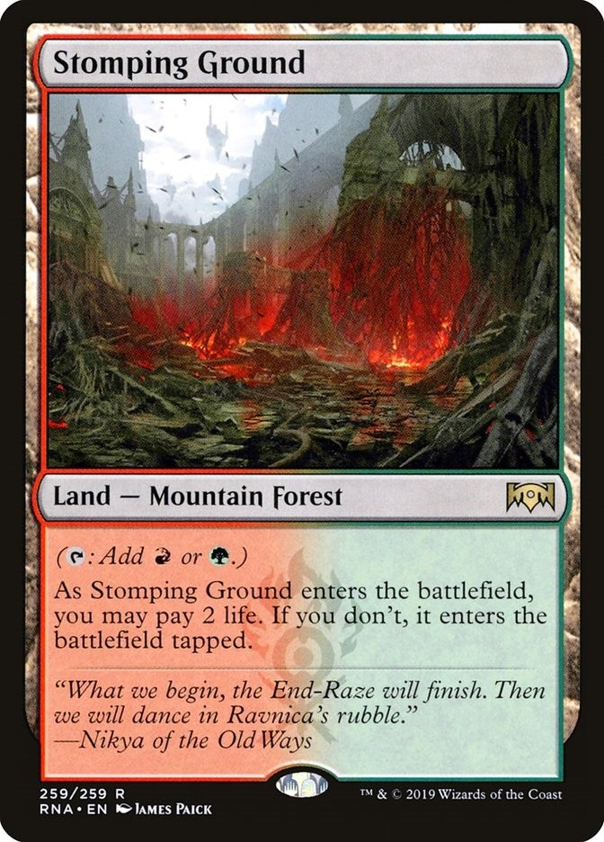 Image for Stomping Ground (259) (Ravnica Allegiance) - Magic: The Gathering