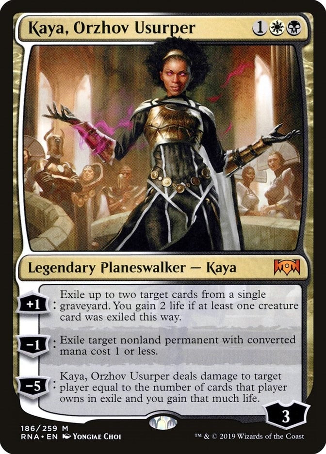 Image for Kaya, Orzhov Usurper (186) (Ravnica Allegiance) - Magic: The Gathering